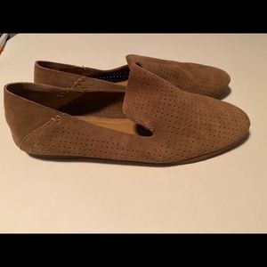 Lucky Brand suede slip on ladies